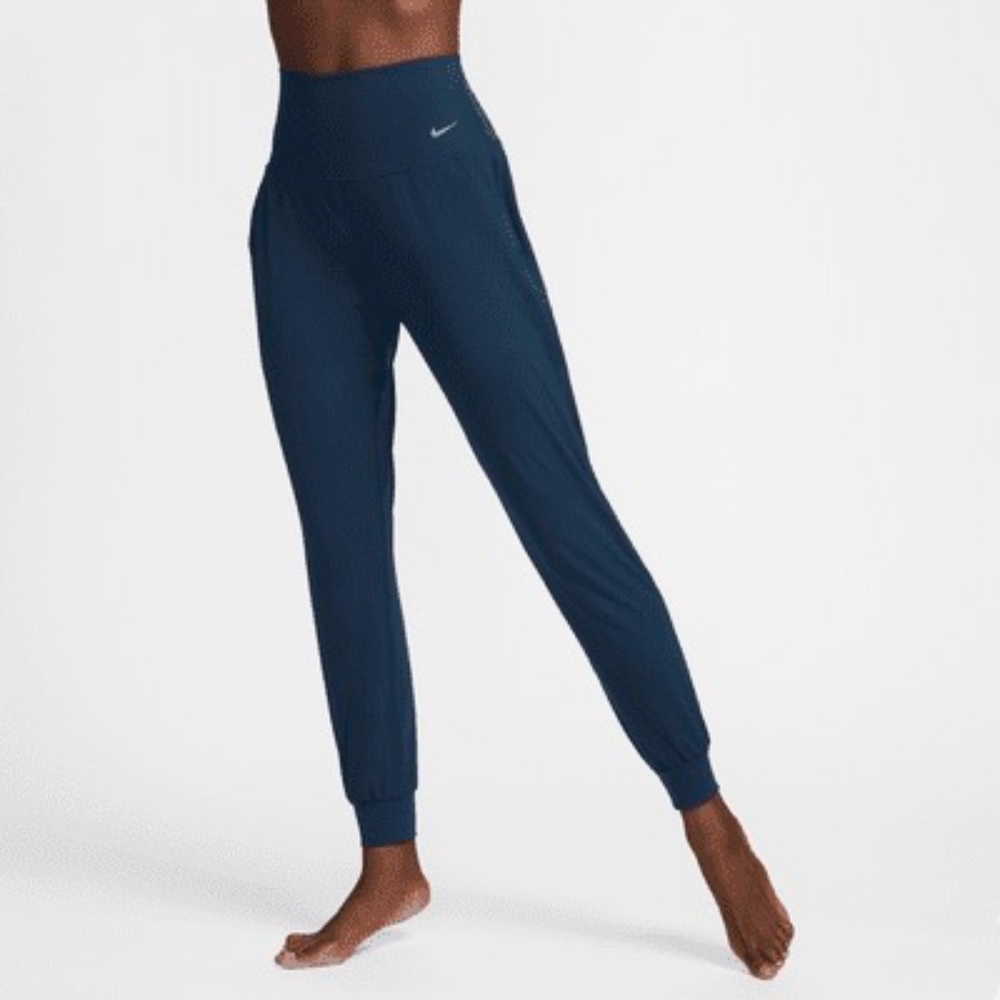 Nike Zenvy Women's DRI-FIT High-Waisted Jogger - Like New - Midnight Blue - M